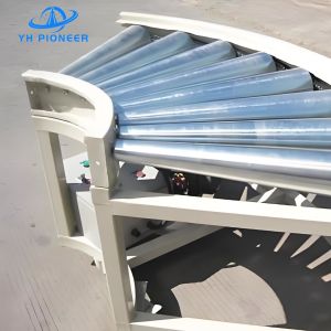 Custom Speed Bag Conveyor Systems Roller Turning Conveyor For Automation