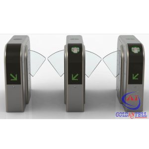Quality Half Height Prestige Security Flap Gate Bidirectional Intelligent Flap Turnstile With Rfid Door Entry System for sale