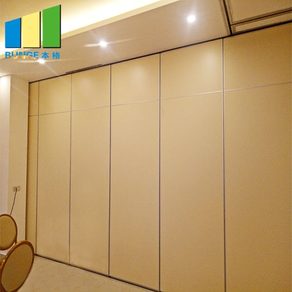 Sliding Folding Aluminium Frame Soundproof Acoustic Room Divider Partition For Office