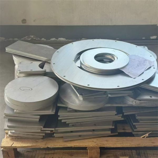 S32750 Round Bar Sheet Cutting Parts High Temperature Resistant Custom Stainless Steel Alloy