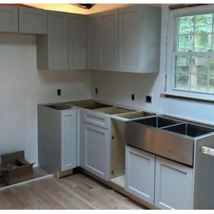 Undermount Apron Front Sink , 33 Inch Single Bowl Kitchen Sink Sliver Color