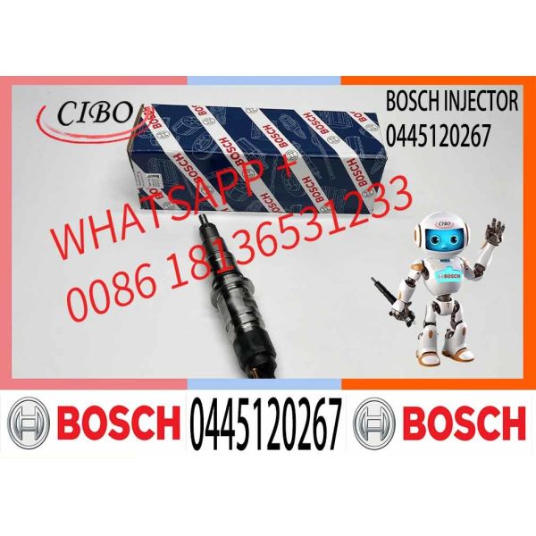Buy High quality 0445120267 0445 120 267 0 445 120 267 Diesel Common Rail Fuel Injector Injection Nozzle for Bosch CUMMINS at wholesale prices