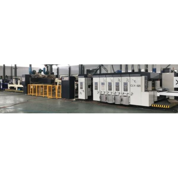 Buy Rotary Flexo Printer Slotter Die Cutter 1200*2600mm Vacuum Feeder at wholesale prices