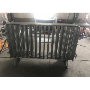 Security galvanized crowd control barriers fence