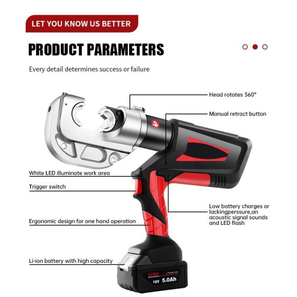 Good Crimping Mini Cable Lug Electric Tools Wire Clamping Cable Crimping Tools 16-400mm2 Crimper