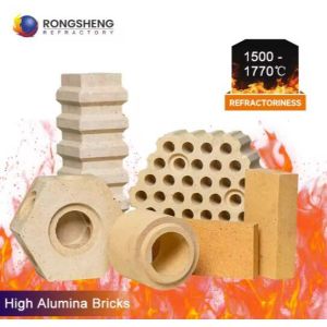 Quality Industrial Kilns Refractory Fire Brick Acid Alkali Resistant High Alumina Brick Irregular Refractory Bricks For Muffle Furnace for sale