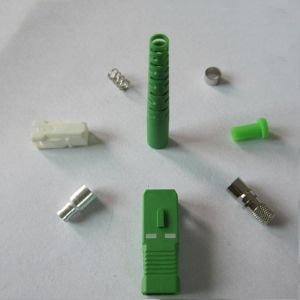 SC Singlemode Multimode Fiber Optic Cable Connector Embedded Structure