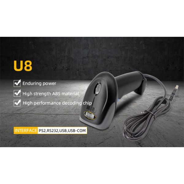 Eryin 2D Handheld Scanner Wireless Android Compatible and Perfect for Passport Scanning