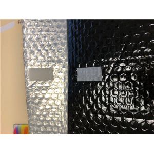 Waterproof Printed Black Metallic Shipping Envelopes , 180x165 #CD-DCD Custom