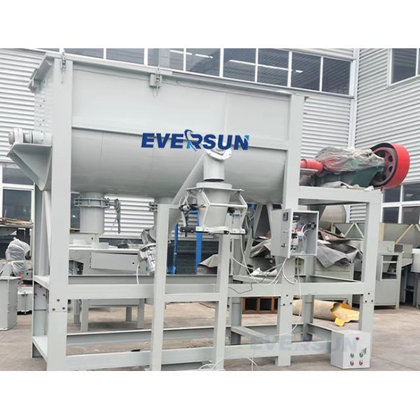 Food Grade 200kg Horizontal Feed Ribbon Blender Ribbon Mixer With Heating