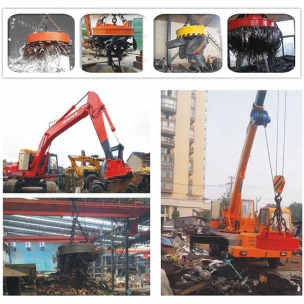 Buy Quick Coupling Scrap Lifting Magnet , Industrial Lifting Electromagnets MW5 at wholesale prices