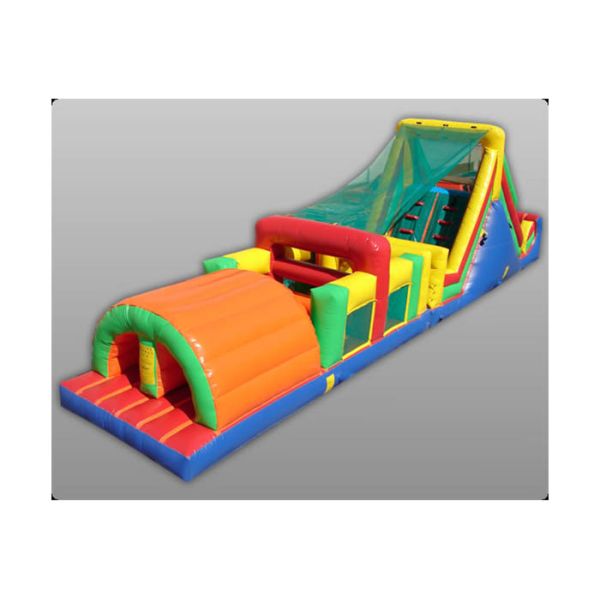 Giant Inflatable Outdoor Play Equipment , Tunnel Obstacle Course For Amusement Park