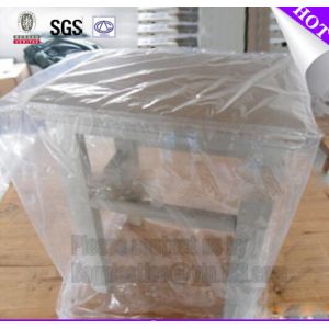 Plastic flat bottom vinyl cover /plastic poly pallet cover, Big square bottom
