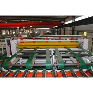 Quality Double Sides PVC Film Plasterboard Lamination Machine With Cutting Machine for sale