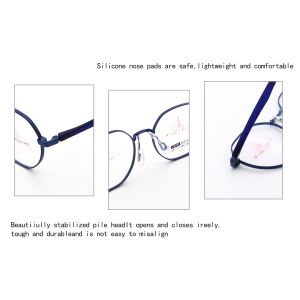 Cute And Comfortable Frame Kid'S Metal And PPSU Glasses LF 2531
