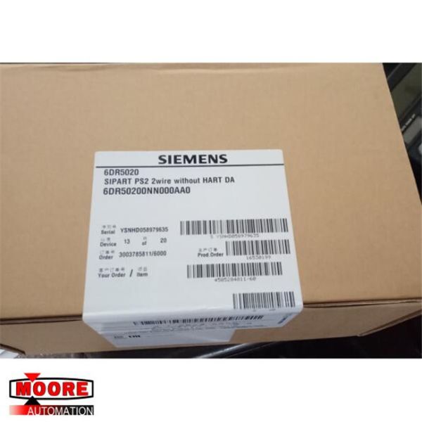 Buy 6DR5110-0NN00-0AA0 6DR5 110-0NN00-0AA0 Siemens Hart Posicionador at wholesale prices