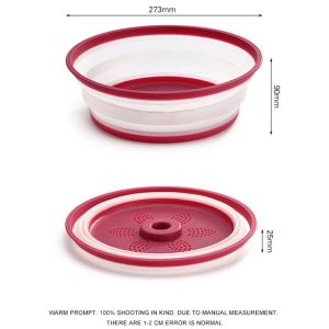 8.2" Collapsible Microwave Food Cover