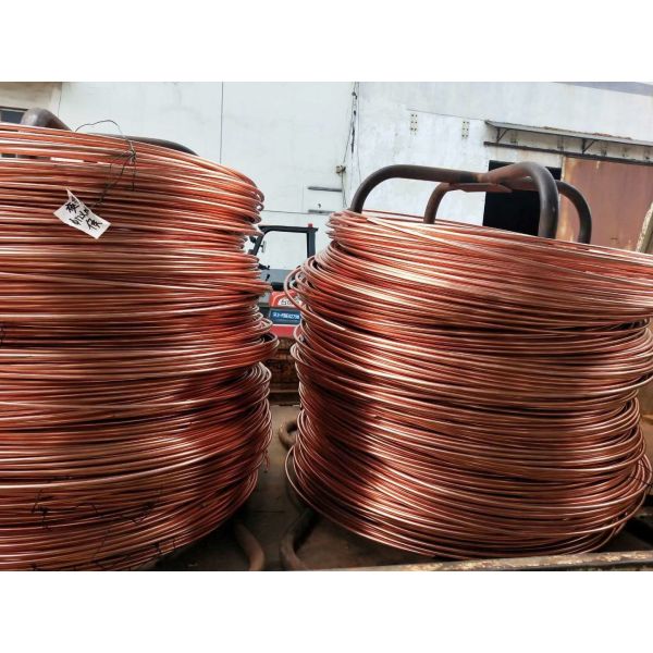 Buy High Adhesion Copper Covered Steel Wire with Continuous Electroplating Craft at wholesale prices