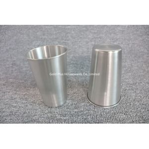 China Outdoor camping travel portable stainless steel coffee cup 500ML stackable drinking coffee milk tea cup on sale