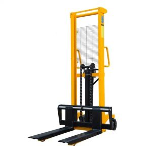 Quality 1 Ton Lift 2 Meter Pallet Stacker Hydraulic Manual Pallet Stacker for sale
