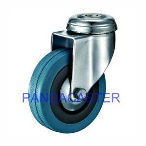 China Manmade Rubber Institutional Casters Light Duty 75MM Furniture Trolley Wheels on sale