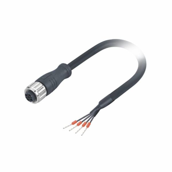 Buy M12 Sensor Actuator Cable S Code Terminals For Motor Encoder PLC Drives at wholesale prices