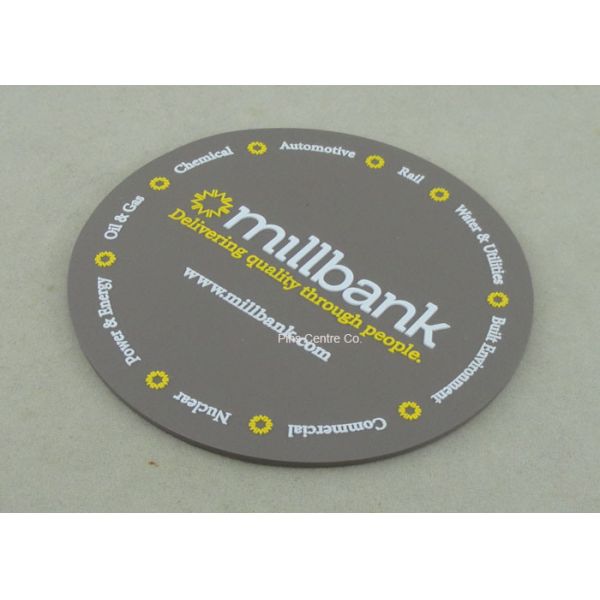 Buy Customized Soft PVC Coaster , Promotional 3D Plastic Coaster at wholesale prices