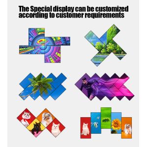 2x2 3x3 55 inch mutil splicing 4k advertising player screen narrow bezel 1.8mm/3