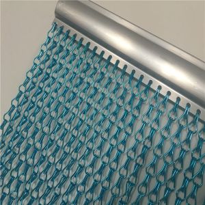 2016 new arrival  anodized aluminum chain fly screen