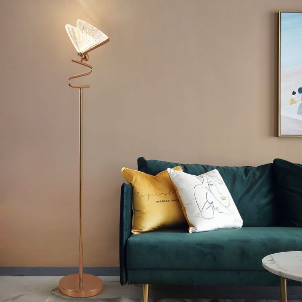 Nordic bedside lamp butterfly table lamp modern vertical scandinavian table lamp