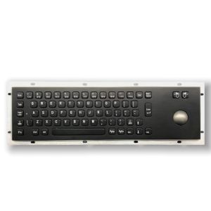 Stainless Steel Mechanical Industrial PC Keyboard With Trackball Maintenance