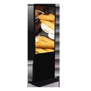 Indoor FHD LCD Smart Advertising Display Floor Stand Digital Signage Touch