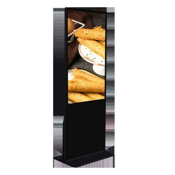Indoor FHD LCD Smart Advertising Display Floor Stand Digital Signage Touch