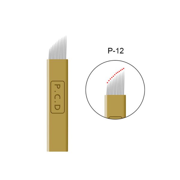 Buy PCD Eyebrow 12 Pins Shaping Permanent Makeup Needles at wholesale prices