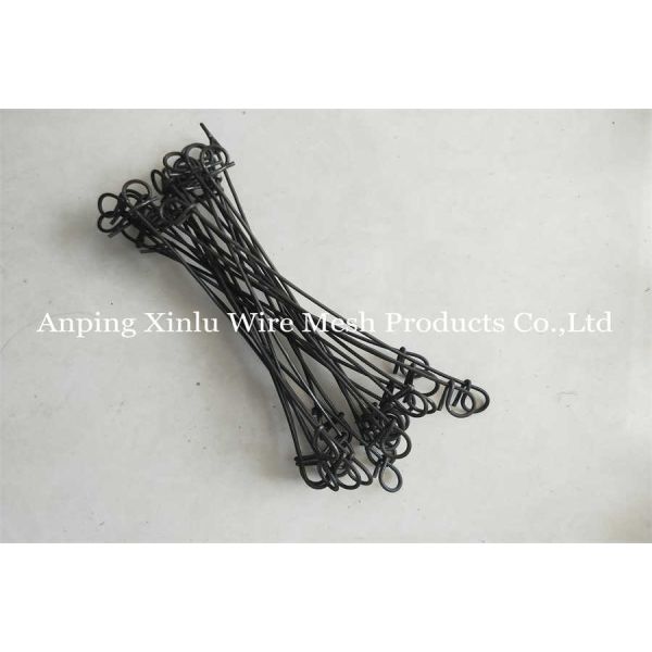 Bundle or Roll Packaging Double Loop Tie Wire Building Binding18 Gauge Black