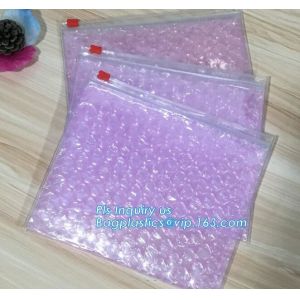 Reclosable Reusable Packing Bubble Zipper bag, High Quality Reusable Packing