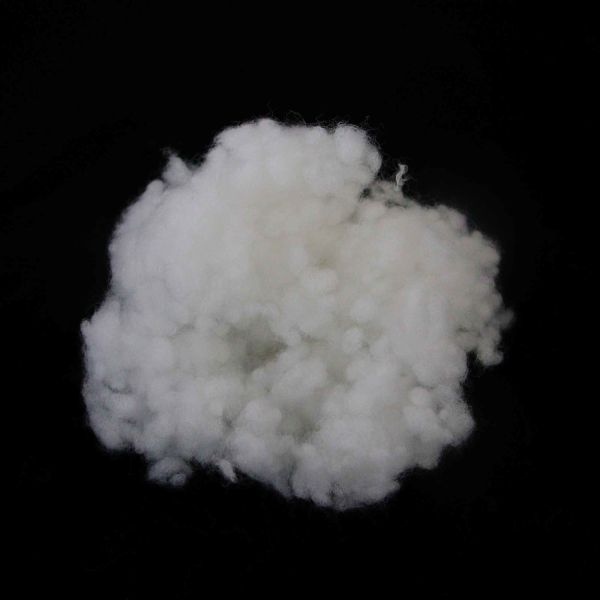 Buy Recycled Conjugated Polyester Fiber 32mm Pure White Hollow Conjugated PSF at wholesale prices