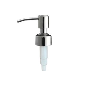 Quality New Design Long Nozzle Stainless Steel Shell Plastic Lotion Pump for Customized Dispensing for sale