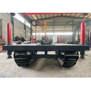 China Hydraulic Motor Rubber Track Chassis Rubber Track Base For Crawler Vehicles on sale