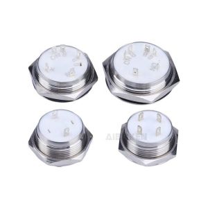Push button switch 19mm flattest metal Momentary waterproof 12V