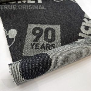 OEM Denim Cotton Jacquard Fabric Material For Jackets Dress