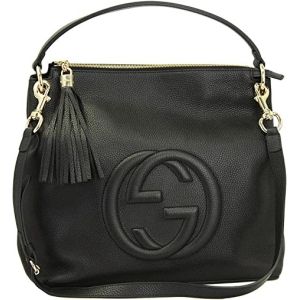 Leather Black Gucci Soho Handbag With Shoulder Strap 536194
