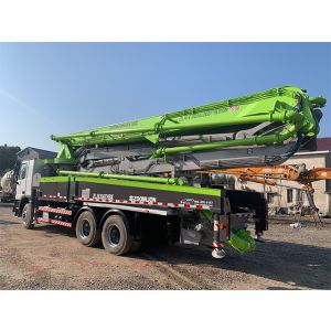 110 M3/H Used Concrete Pump Truck Three Axle With ISO90001 Approval