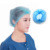 Customized Color Disposable Hair Net Cap Elastic Surgical Non Woven PP Bouffant
