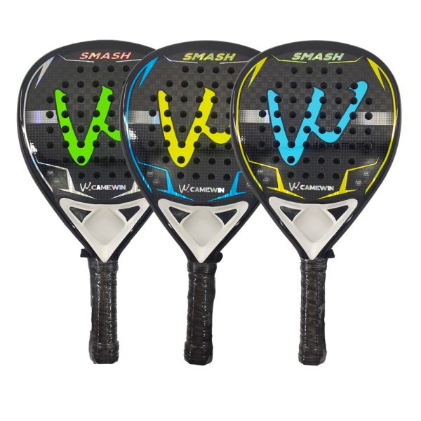 Buy 18K Professional Carbon Fiber Padel Rackets Custom Sports Accessories at wholesale prices