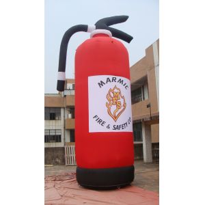 Quality commerical inflatable promotion fire extinguisher model with CE blower for sale