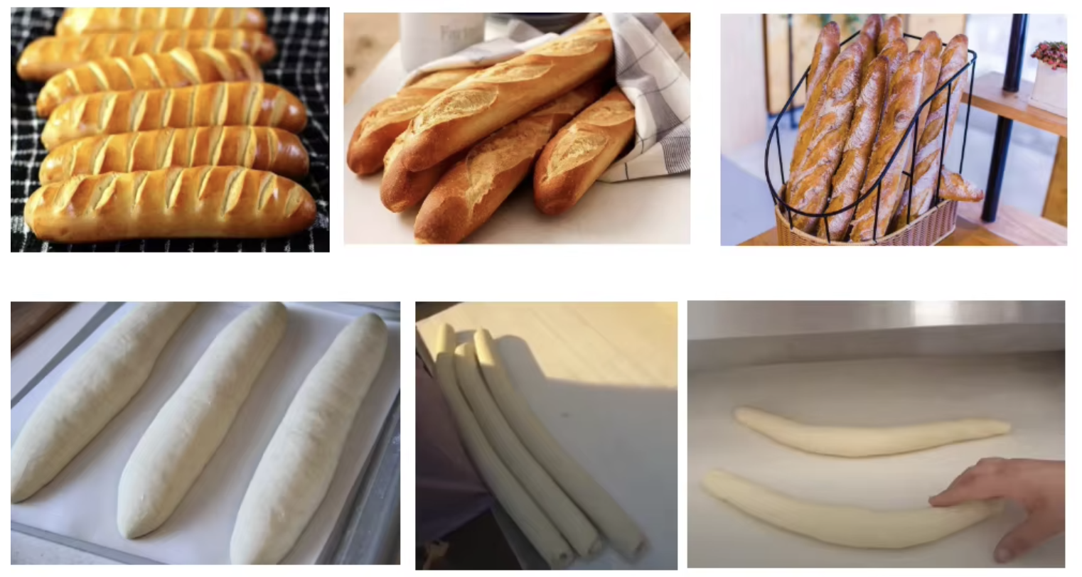 Automatic Complete Bakery Equipment French Baguette Production Line