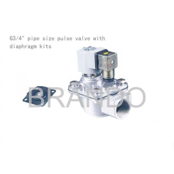 3/4" Nominal Port Size Pneumatic Pulse Valve , Dust Collector Pulse Jet Valve