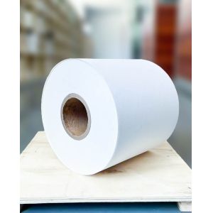 Hot Melt Glue Thermal Paper Jumbo Roll Labels Waterproof 70g surface thickness