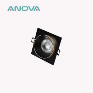 DIY Black Gold Recessed Spotlight For Commercial Lighting | Anti-Glare Design